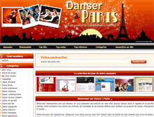 Tablet Screenshot of danseraparis.com